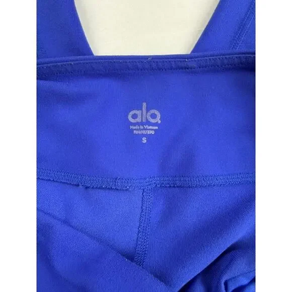 Alo Yoga Moto Leggings - Bright Blue - Women's Size S